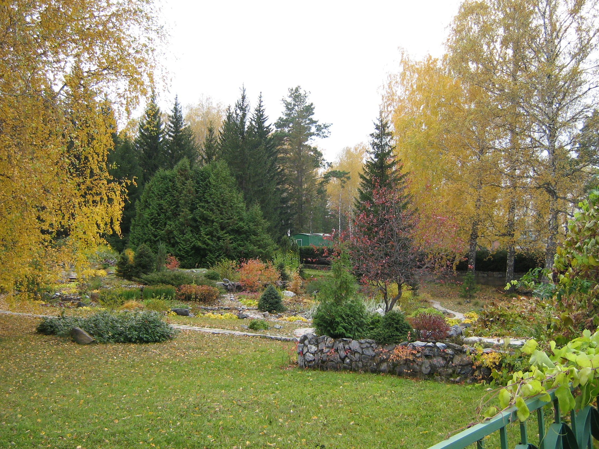 Autumn in Botanical garden, Akademgorodok