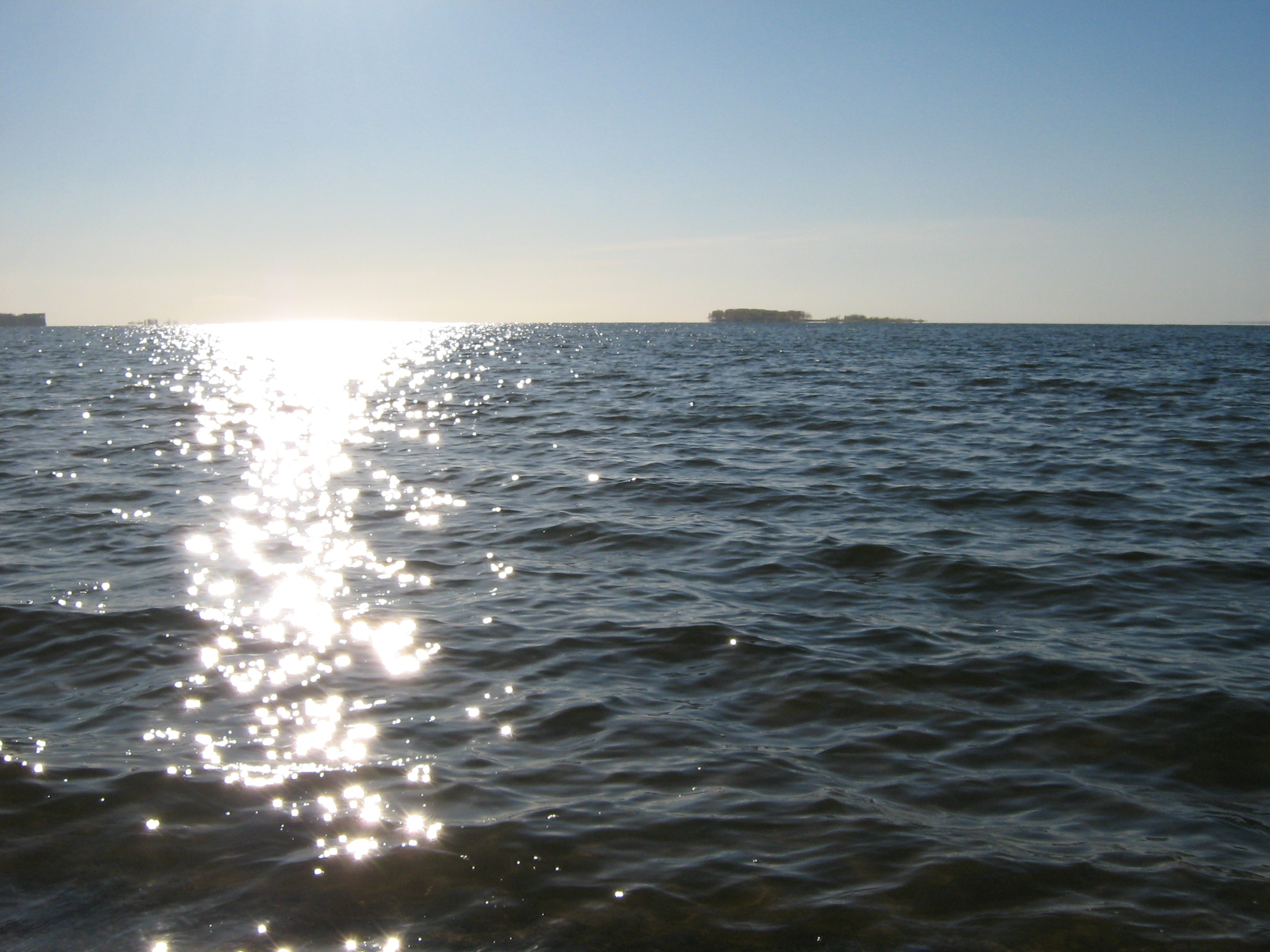 Autumn in Akademgorodok. The Ob' sea