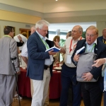 Welcome Party: I. Agamirzian, A. Marchuk, A. Klimov and I. Krayneva 