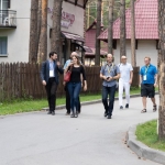 On the way to the Bylina Congress hall